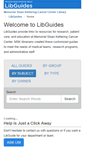 Mobile Screenshot of libguides.mskcc.org